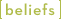 beliefs