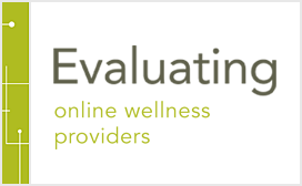 Cover of Evaluating Online Wellness Providers